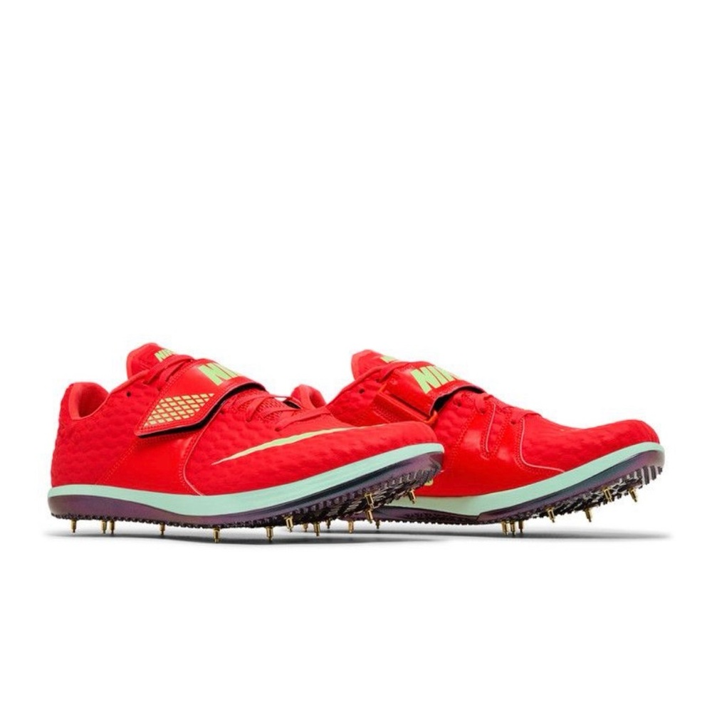 Nike Zoom HJ High Jump Elite Bright Crimson Track Spikes Men Size 6 FZ9636-600